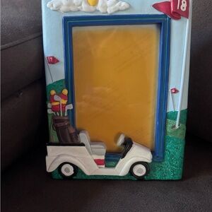 Golf Cart Themed Kids Photo Frame